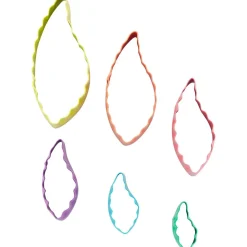 Wilton Uitstekers Blad Dubbelzijdig Set/6