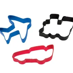 Wilton Uitstekers Vervoersmiddelen Set/3**