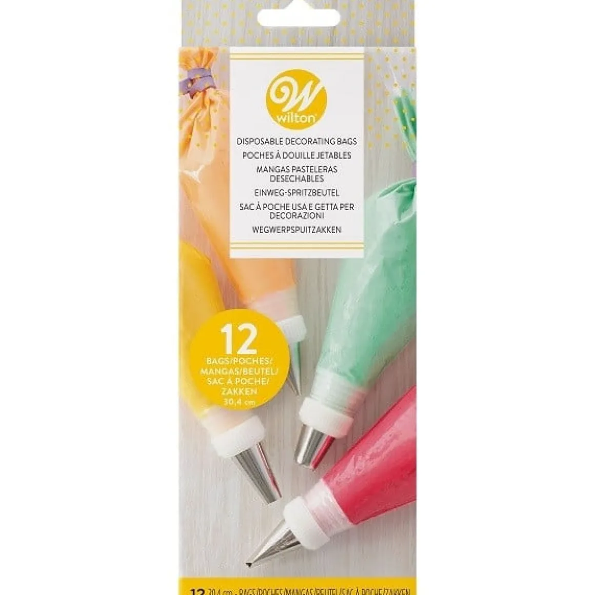 Wilton Wegwerp Spuitzakken 30cm 12 stuks